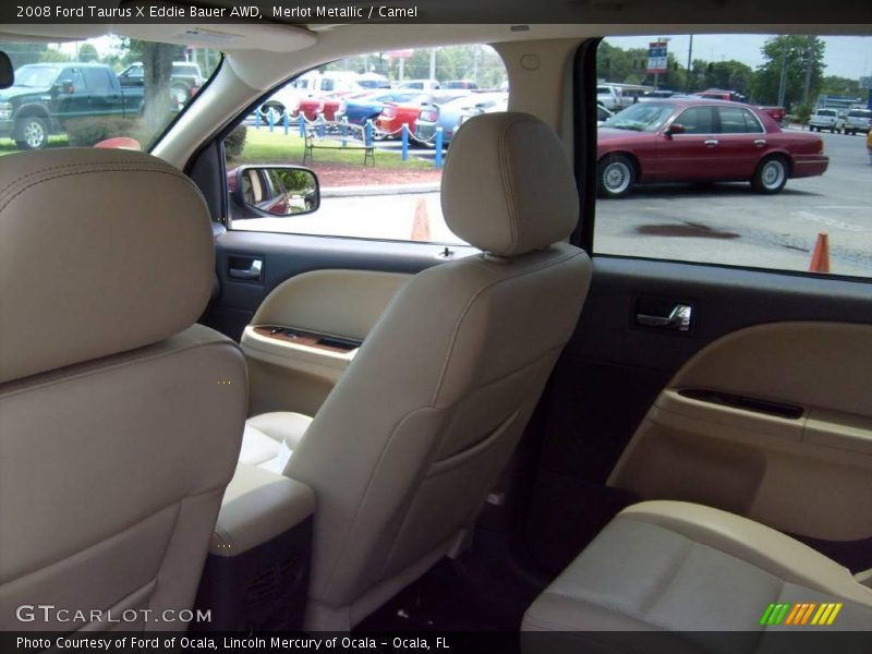 Merlot Metallic / Camel 2008 Ford Taurus X Eddie Bauer AWD