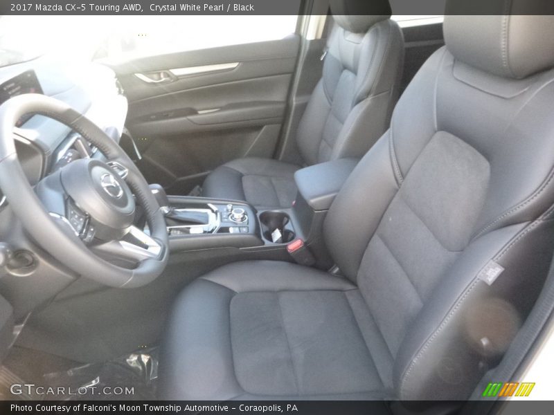 Crystal White Pearl / Black 2017 Mazda CX-5 Touring AWD