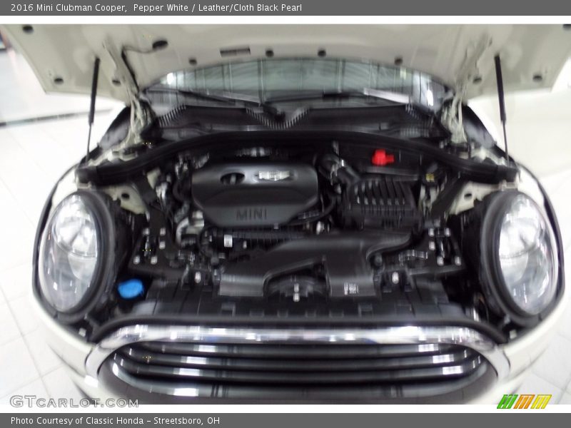 Pepper White / Leather/Cloth Black Pearl 2016 Mini Clubman Cooper