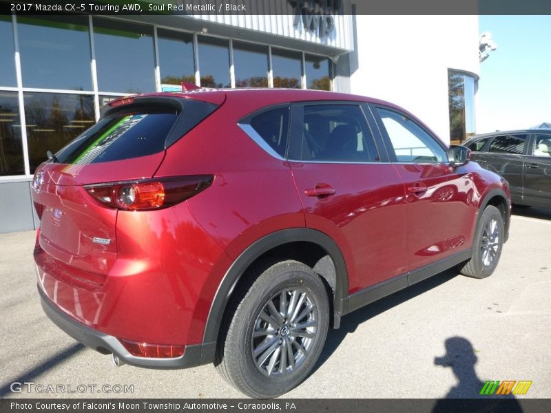Soul Red Metallic / Black 2017 Mazda CX-5 Touring AWD