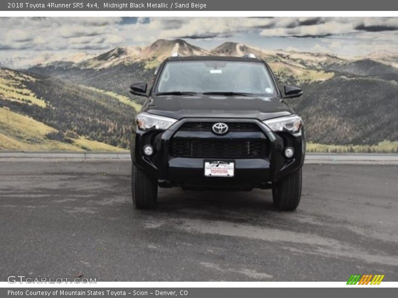 Midnight Black Metallic / Sand Beige 2018 Toyota 4Runner SR5 4x4