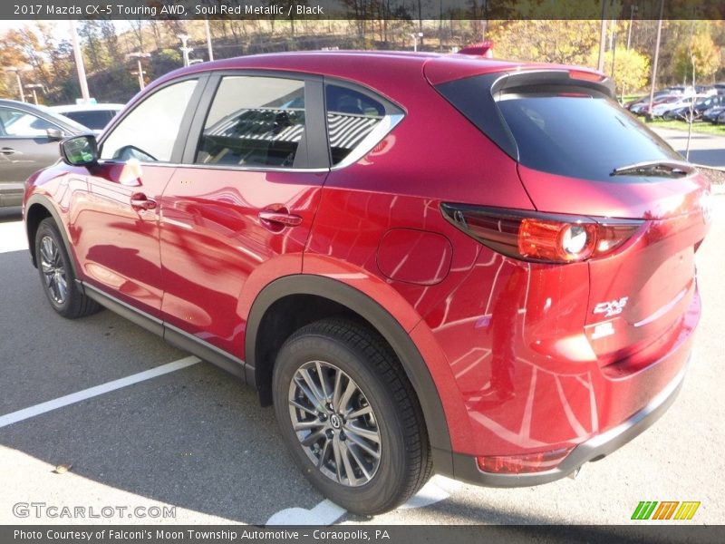 Soul Red Metallic / Black 2017 Mazda CX-5 Touring AWD