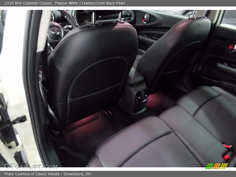 Pepper White / Leather/Cloth Black Pearl 2016 Mini Clubman Cooper