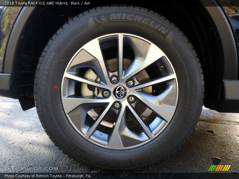 Black / Ash 2018 Toyota RAV4 XLE AWD Hybrid