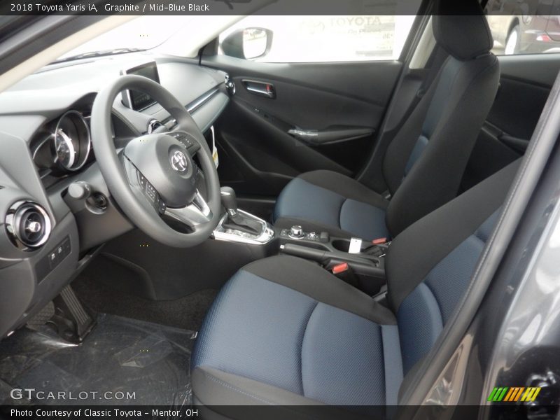 Graphite / Mid-Blue Black 2018 Toyota Yaris iA