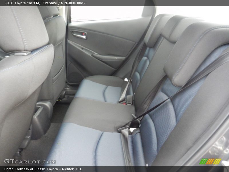 Graphite / Mid-Blue Black 2018 Toyota Yaris iA