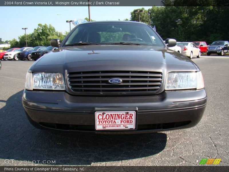 Midnight Grey Metallic / Dark Charcoal 2004 Ford Crown Victoria LX