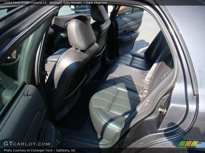 Midnight Grey Metallic / Dark Charcoal 2004 Ford Crown Victoria LX
