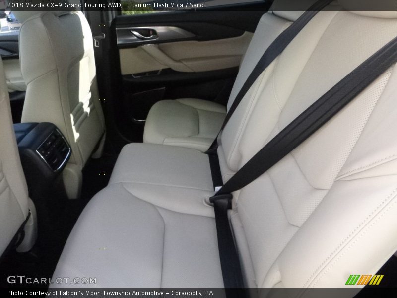 Titanium Flash Mica / Sand 2018 Mazda CX-9 Grand Touring AWD