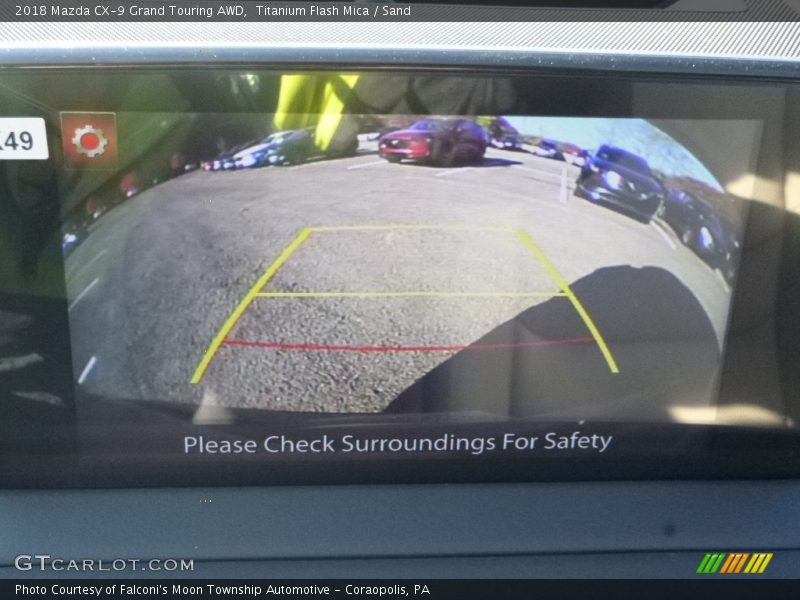 Titanium Flash Mica / Sand 2018 Mazda CX-9 Grand Touring AWD