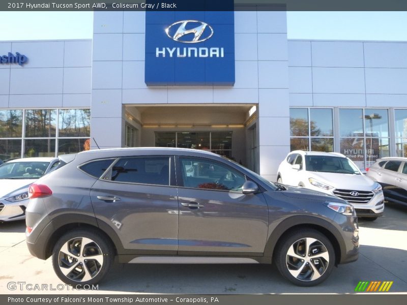 Coliseum Gray / Black 2017 Hyundai Tucson Sport AWD