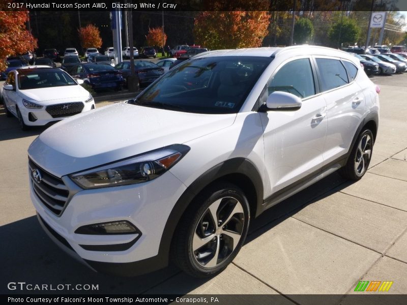 Dazzling White / Gray 2017 Hyundai Tucson Sport AWD