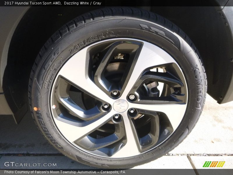 Dazzling White / Gray 2017 Hyundai Tucson Sport AWD