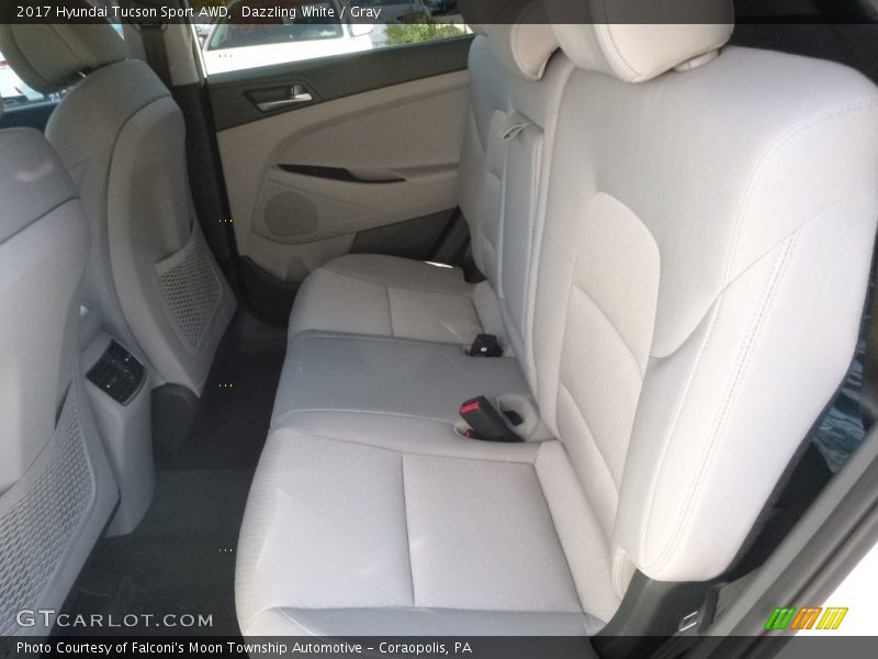 Dazzling White / Gray 2017 Hyundai Tucson Sport AWD