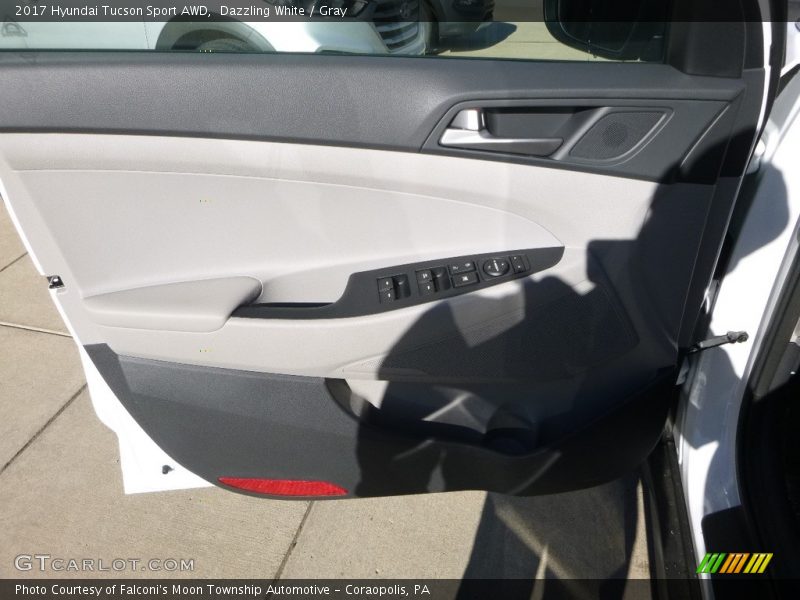 Dazzling White / Gray 2017 Hyundai Tucson Sport AWD