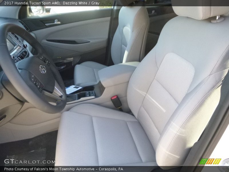 Dazzling White / Gray 2017 Hyundai Tucson Sport AWD