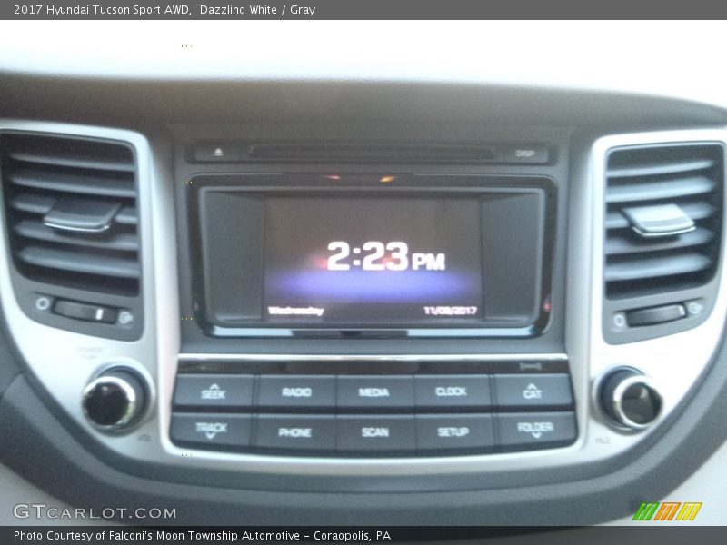Dazzling White / Gray 2017 Hyundai Tucson Sport AWD