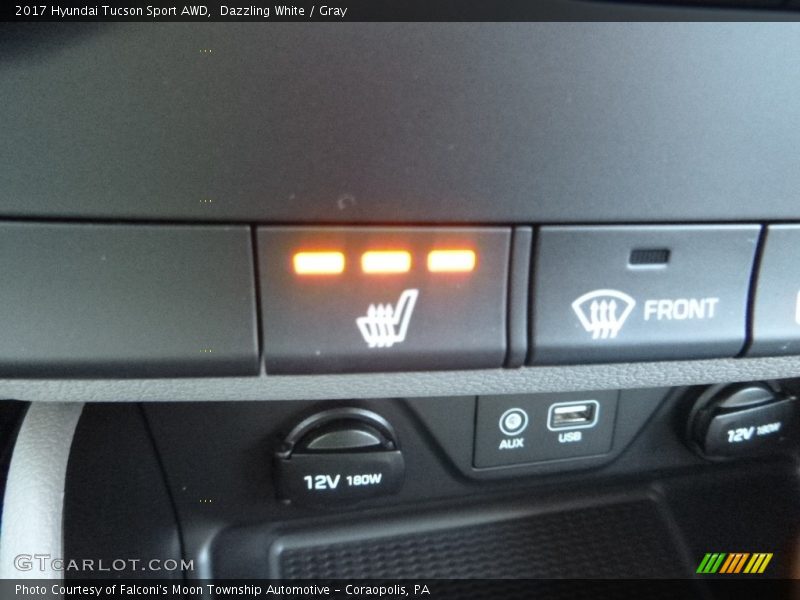 Dazzling White / Gray 2017 Hyundai Tucson Sport AWD