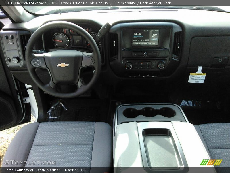 Summit White / Dark Ash/Jet Black 2018 Chevrolet Silverado 2500HD Work Truck Double Cab 4x4