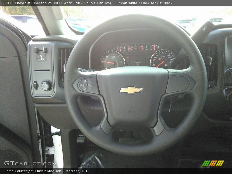 Summit White / Dark Ash/Jet Black 2018 Chevrolet Silverado 2500HD Work Truck Double Cab 4x4
