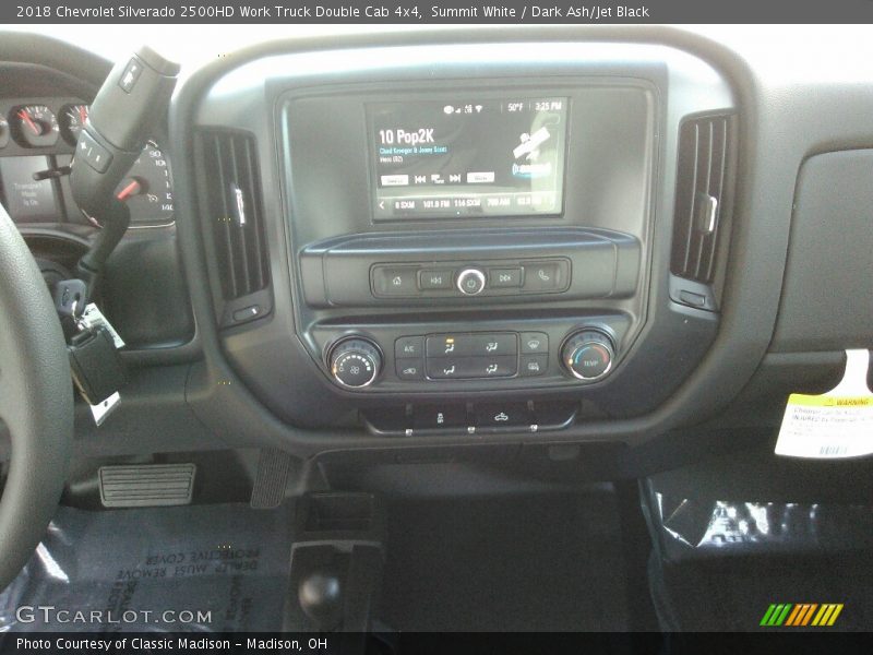 Summit White / Dark Ash/Jet Black 2018 Chevrolet Silverado 2500HD Work Truck Double Cab 4x4