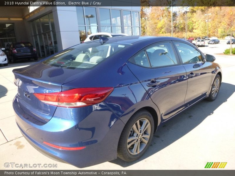 Electric Blue / Gray 2018 Hyundai Elantra Value Edition