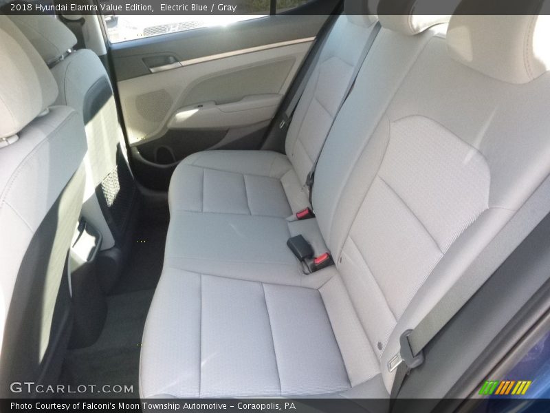 Electric Blue / Gray 2018 Hyundai Elantra Value Edition