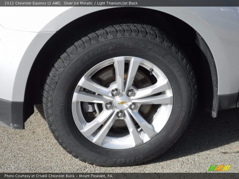 Silver Ice Metallic / Light Titanium/Jet Black 2013 Chevrolet Equinox LS AWD