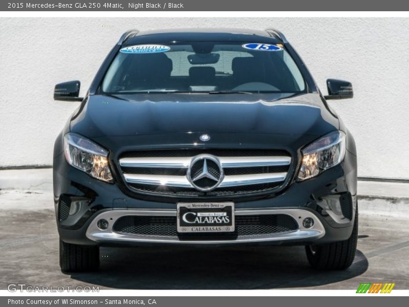 Night Black / Black 2015 Mercedes-Benz GLA 250 4Matic