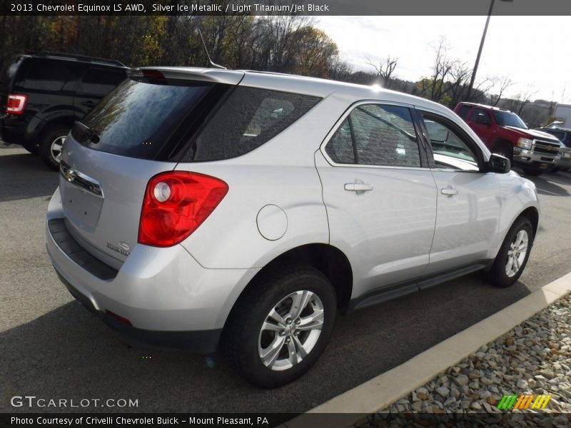 Silver Ice Metallic / Light Titanium/Jet Black 2013 Chevrolet Equinox LS AWD