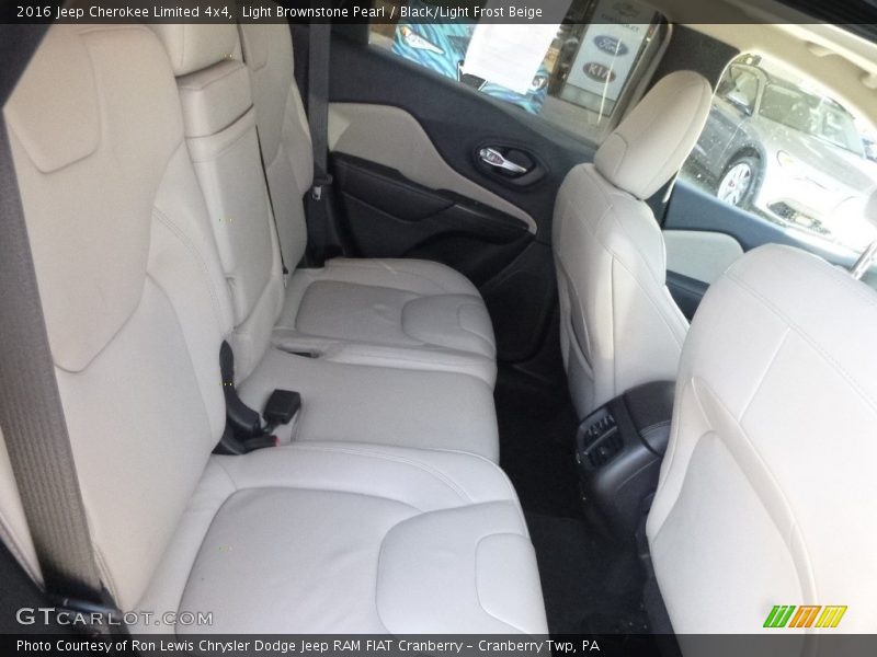 Light Brownstone Pearl / Black/Light Frost Beige 2016 Jeep Cherokee Limited 4x4