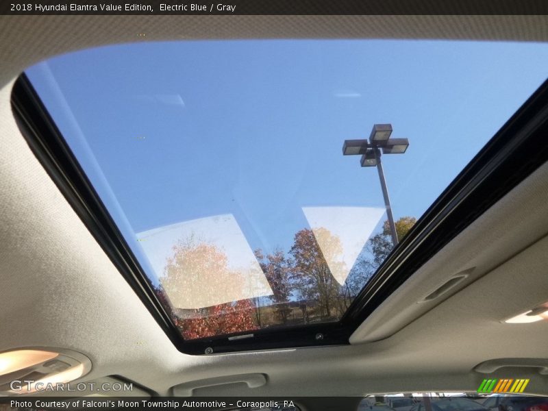 Electric Blue / Gray 2018 Hyundai Elantra Value Edition