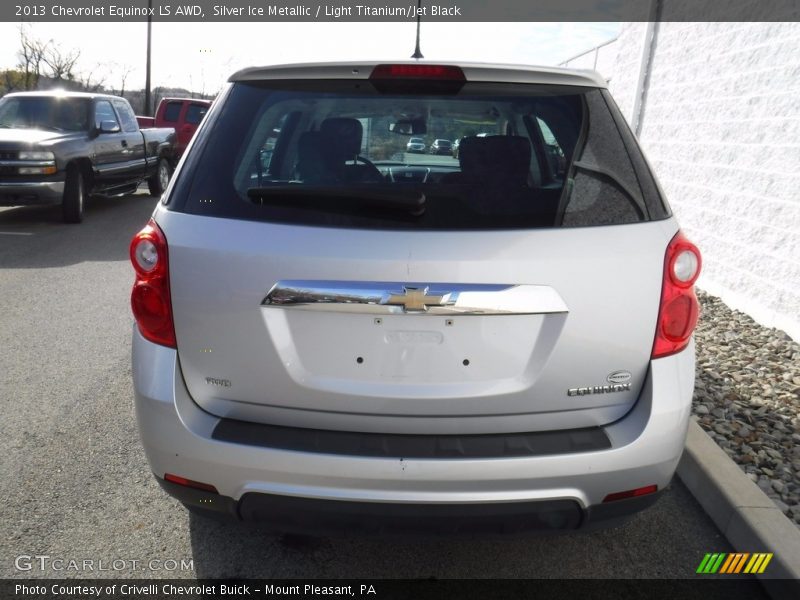 Silver Ice Metallic / Light Titanium/Jet Black 2013 Chevrolet Equinox LS AWD