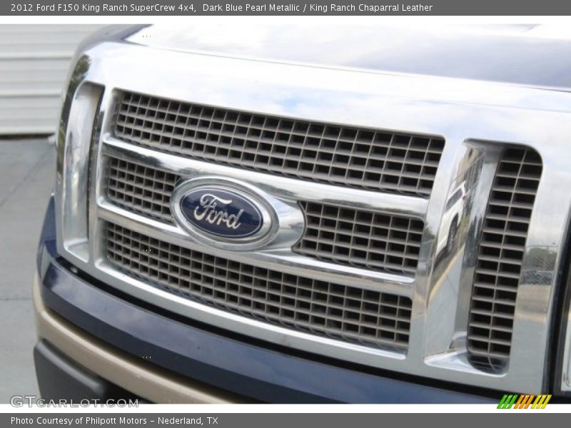 Dark Blue Pearl Metallic / King Ranch Chaparral Leather 2012 Ford F150 King Ranch SuperCrew 4x4