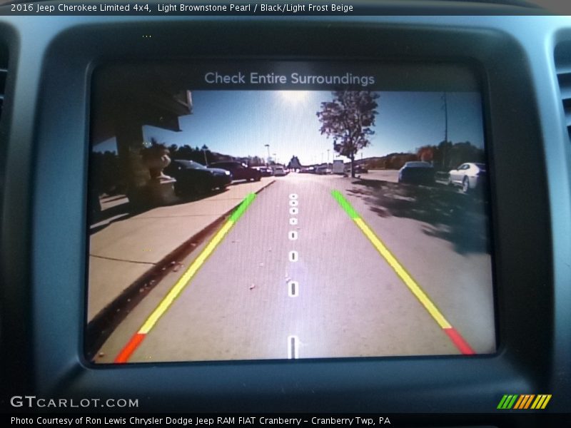 Light Brownstone Pearl / Black/Light Frost Beige 2016 Jeep Cherokee Limited 4x4