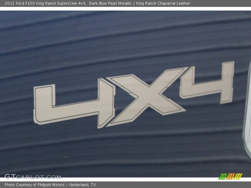 Dark Blue Pearl Metallic / King Ranch Chaparral Leather 2012 Ford F150 King Ranch SuperCrew 4x4