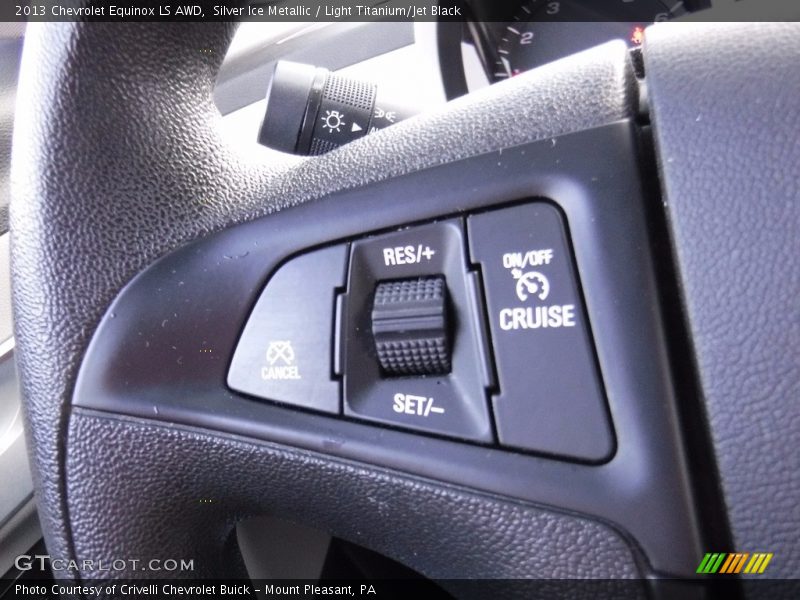 Silver Ice Metallic / Light Titanium/Jet Black 2013 Chevrolet Equinox LS AWD