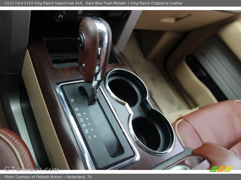 Dark Blue Pearl Metallic / King Ranch Chaparral Leather 2012 Ford F150 King Ranch SuperCrew 4x4