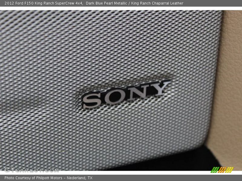 Dark Blue Pearl Metallic / King Ranch Chaparral Leather 2012 Ford F150 King Ranch SuperCrew 4x4