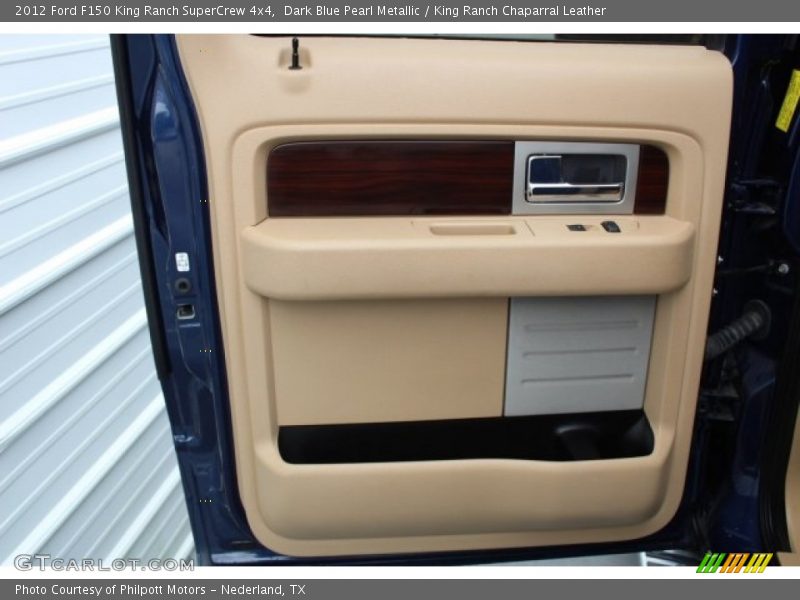 Dark Blue Pearl Metallic / King Ranch Chaparral Leather 2012 Ford F150 King Ranch SuperCrew 4x4
