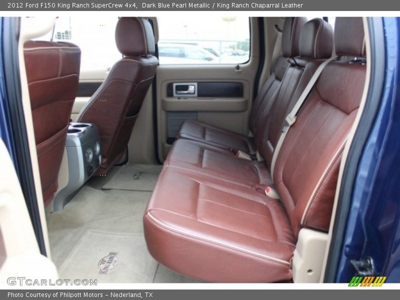 Dark Blue Pearl Metallic / King Ranch Chaparral Leather 2012 Ford F150 King Ranch SuperCrew 4x4