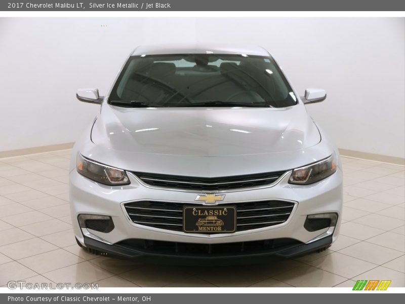 Silver Ice Metallic / Jet Black 2017 Chevrolet Malibu LT