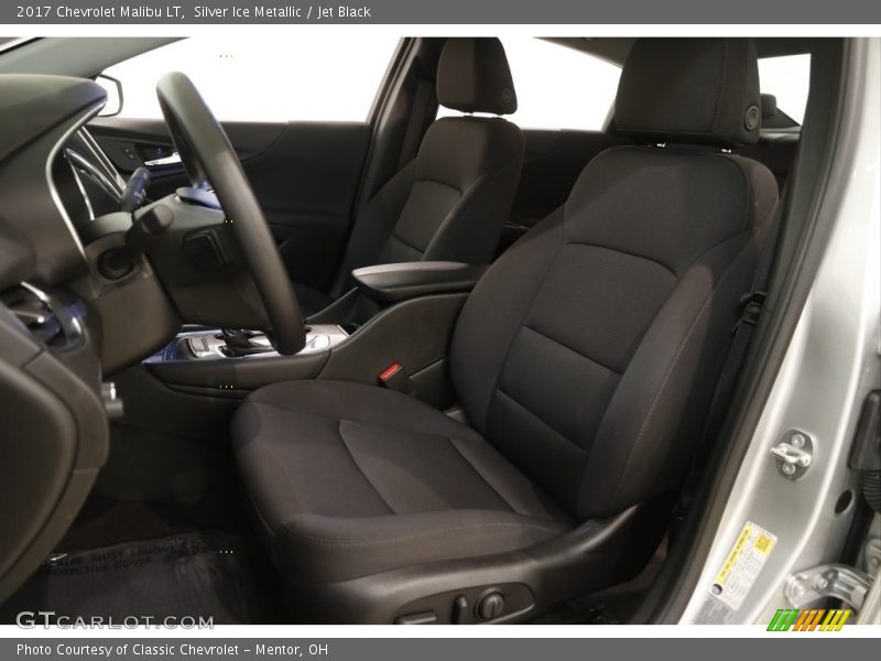 Silver Ice Metallic / Jet Black 2017 Chevrolet Malibu LT