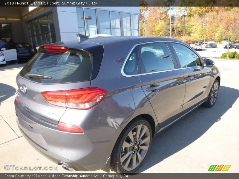 Summit Gray / Black 2018 Hyundai Elantra GT Sport