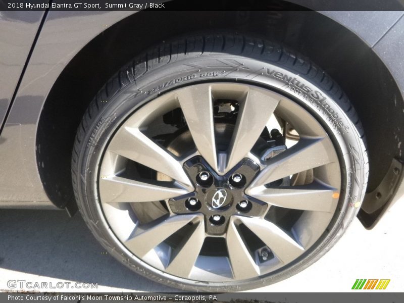 Summit Gray / Black 2018 Hyundai Elantra GT Sport