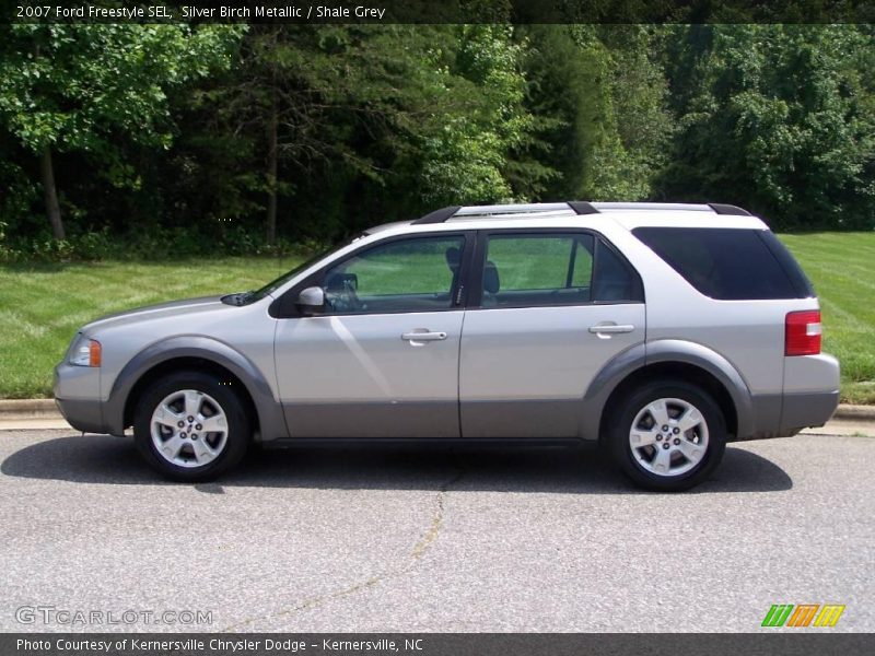 Silver Birch Metallic / Shale Grey 2007 Ford Freestyle SEL
