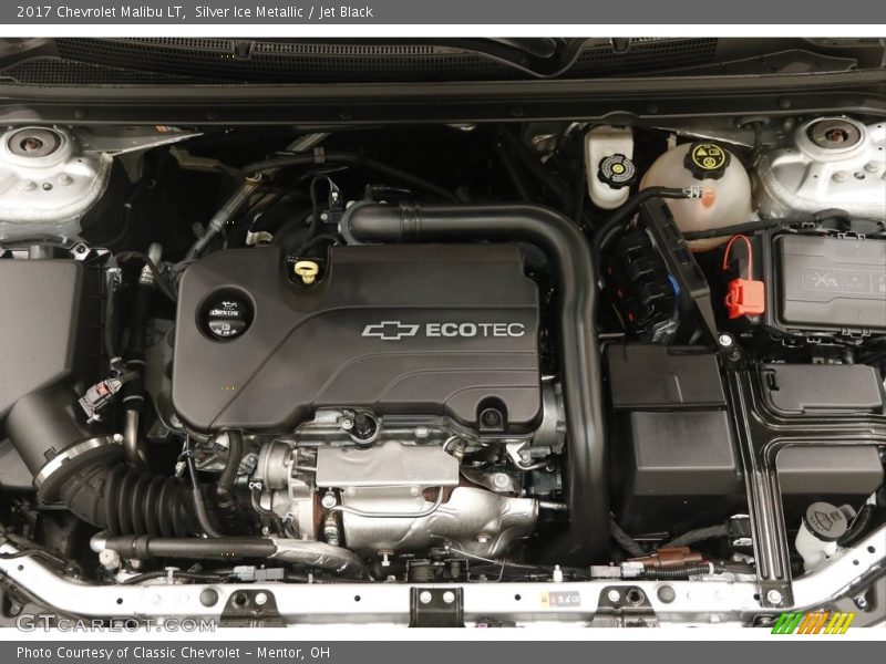 Silver Ice Metallic / Jet Black 2017 Chevrolet Malibu LT