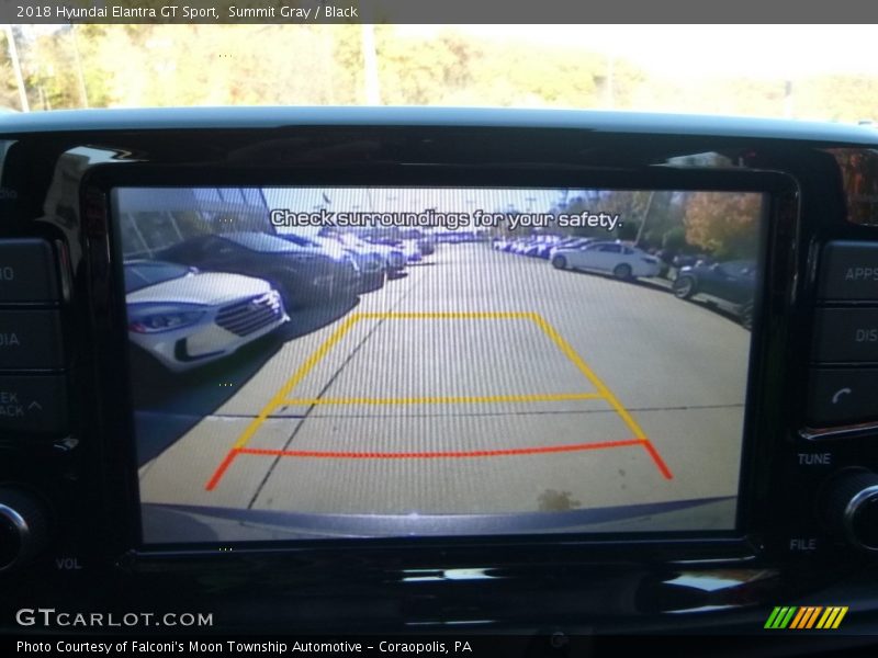 Summit Gray / Black 2018 Hyundai Elantra GT Sport