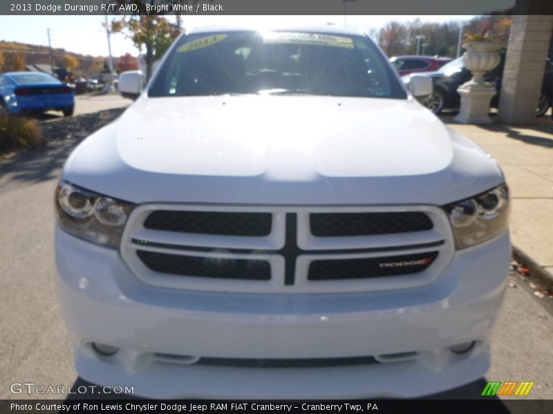 Bright White / Black 2013 Dodge Durango R/T AWD