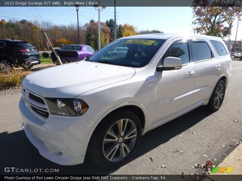 Bright White / Black 2013 Dodge Durango R/T AWD